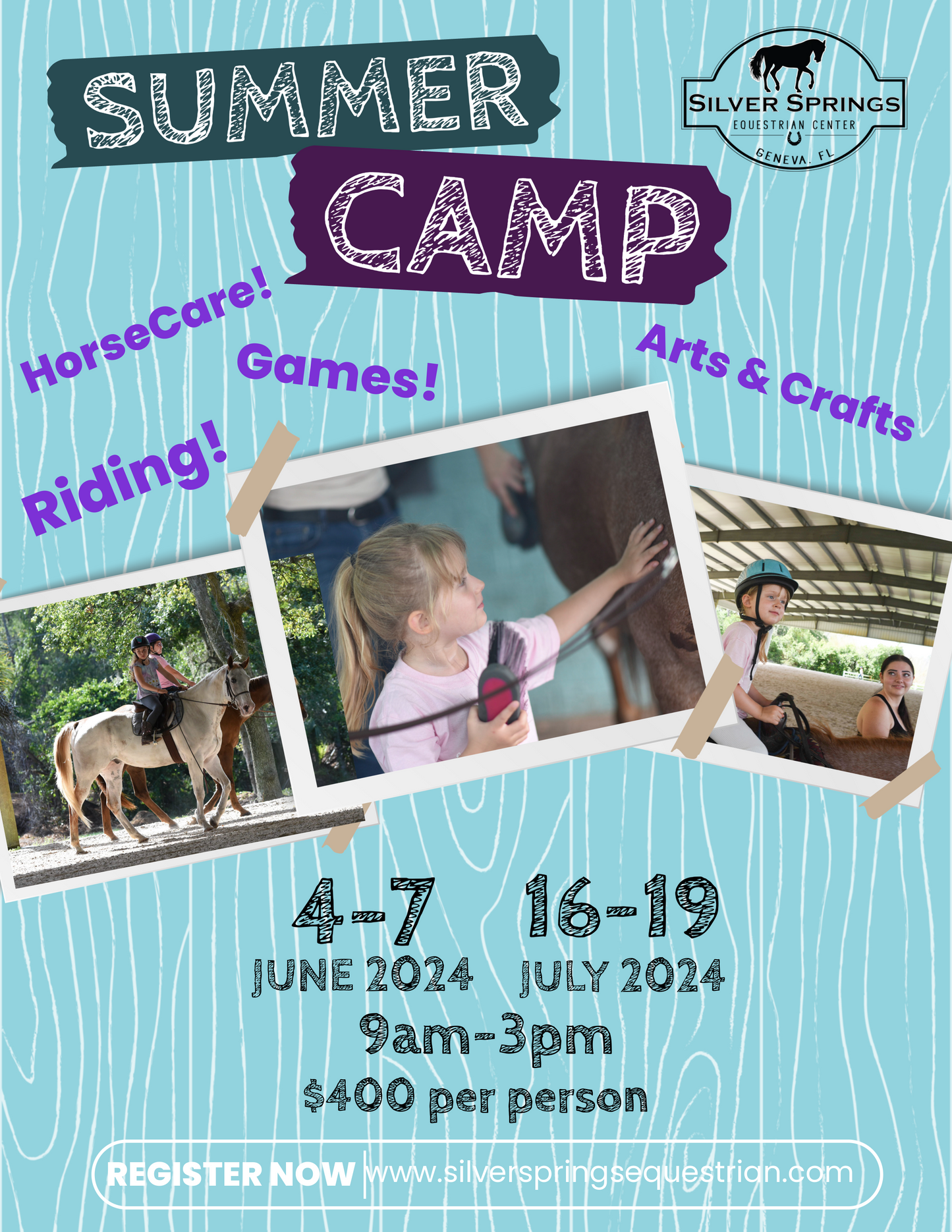 Horse Camp - July 16-19