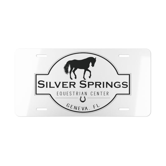 Silver Springs Classic Logo - Vanity Plate