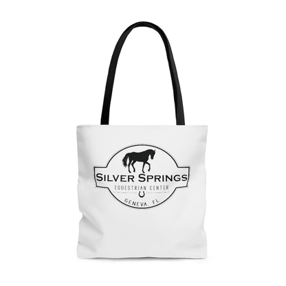 Silver Springs Classic Logo AOP Tote Bag