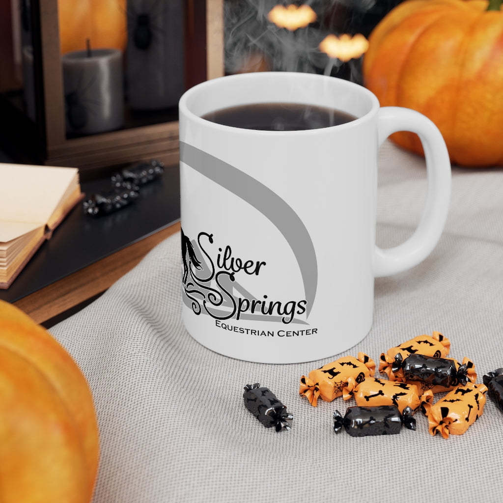 Silver Springs Script Logo Ceramic Mug 11oz