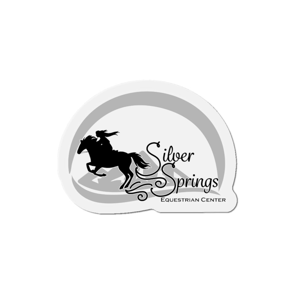 Silver Springs Script Logo Kiss-Cut Magnets