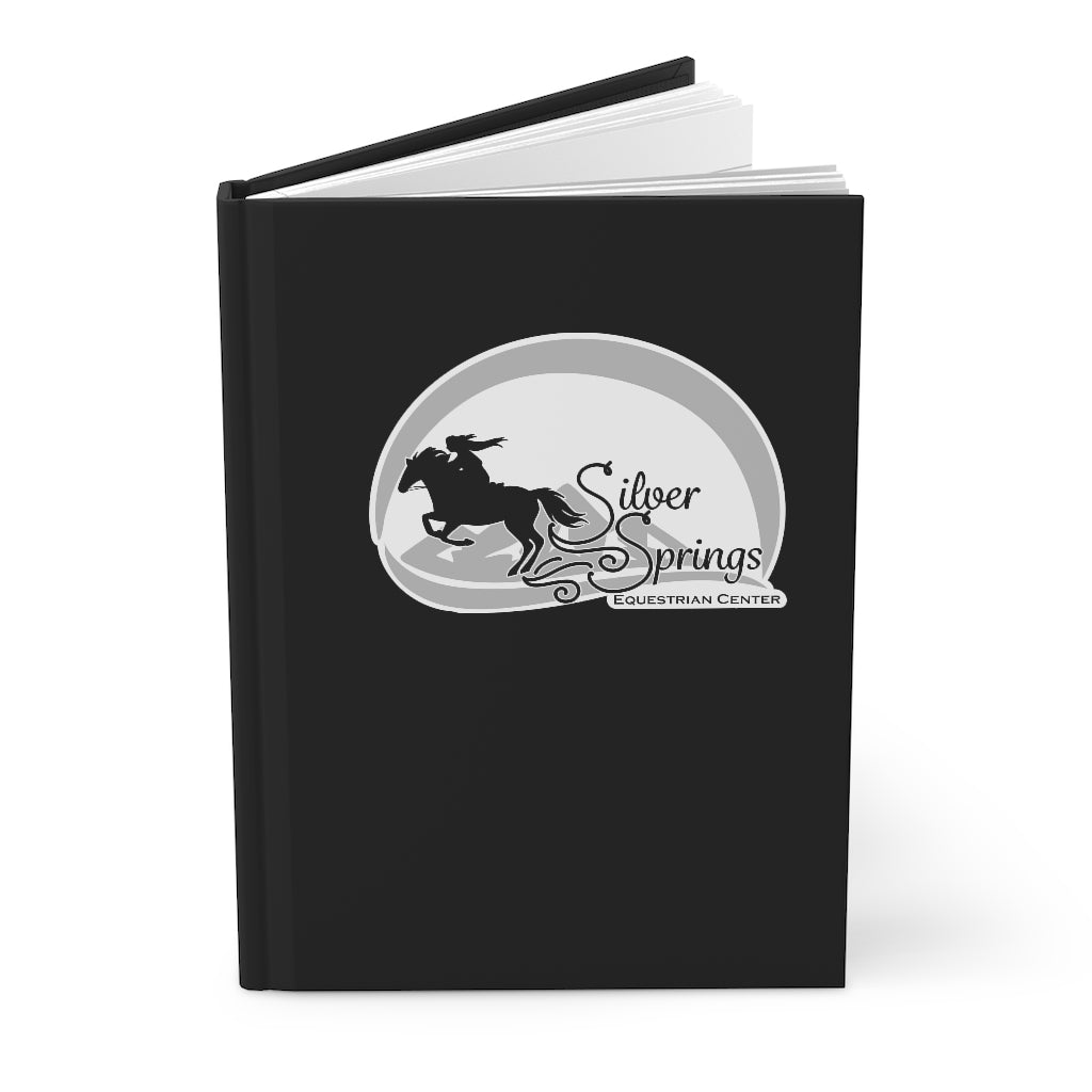 Silver Springs Script Logo Hardcover Journal Matte
