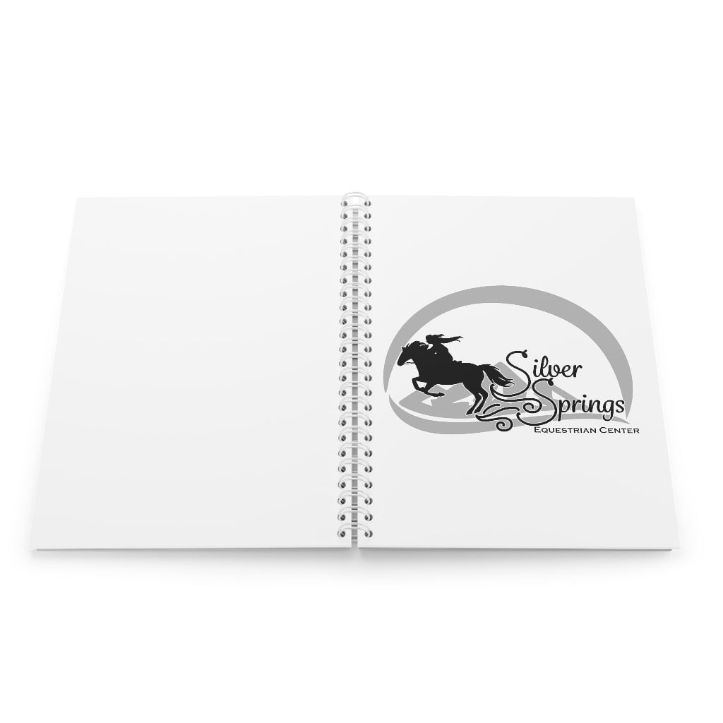 Silver Springs Script Logo Spiral Notebook