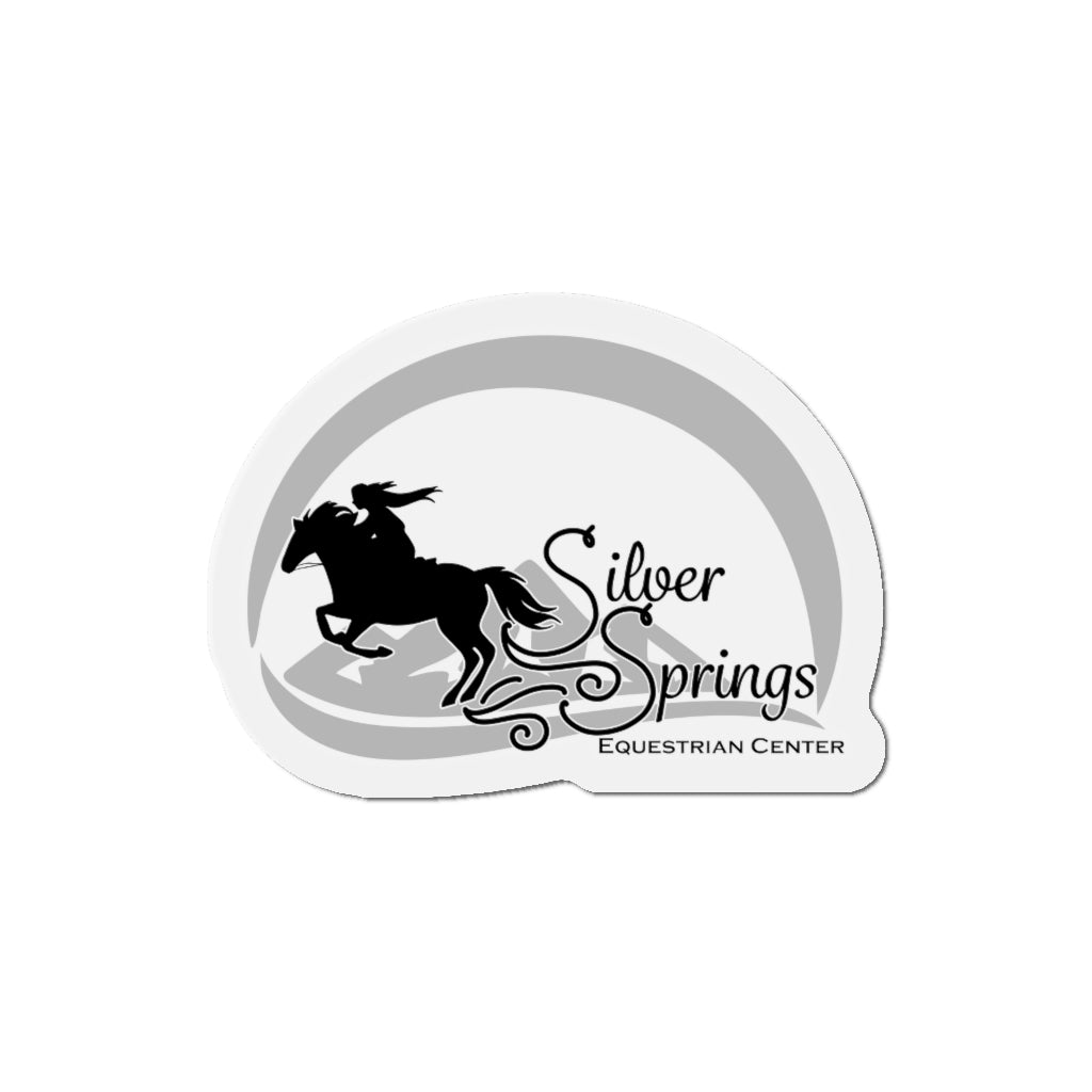 Silver Springs Script Logo Kiss-Cut Magnets
