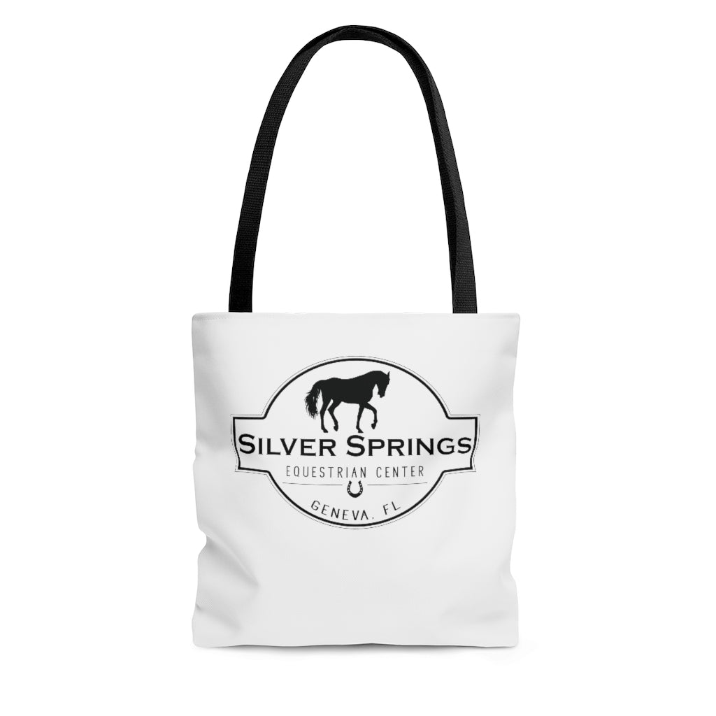 Silver Springs Classic Logo AOP Tote Bag