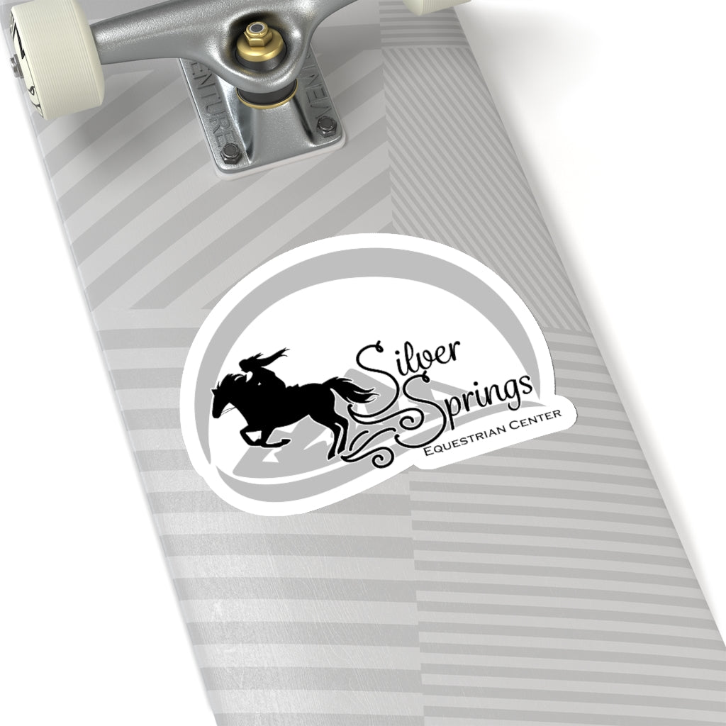 Silver Springs Script Logo Kiss-Cut Stickers