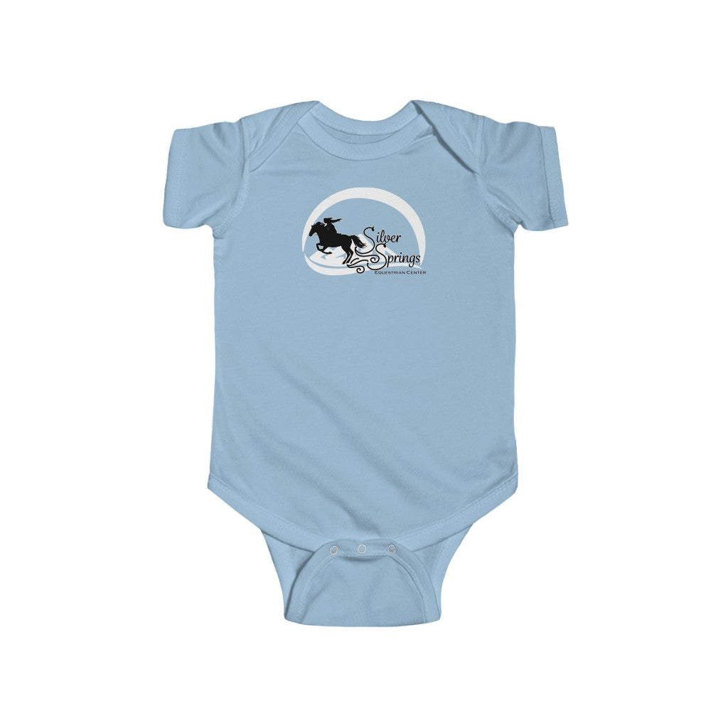 Silver Springs Script Logo - Infant Fine Jersey Bodysuit (Onesie) – Silver  Springs Equestrian Center Online Store